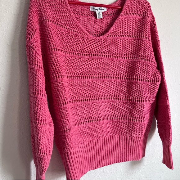 Pink Long Sleeve Sweater size S - Picture 4 of 6